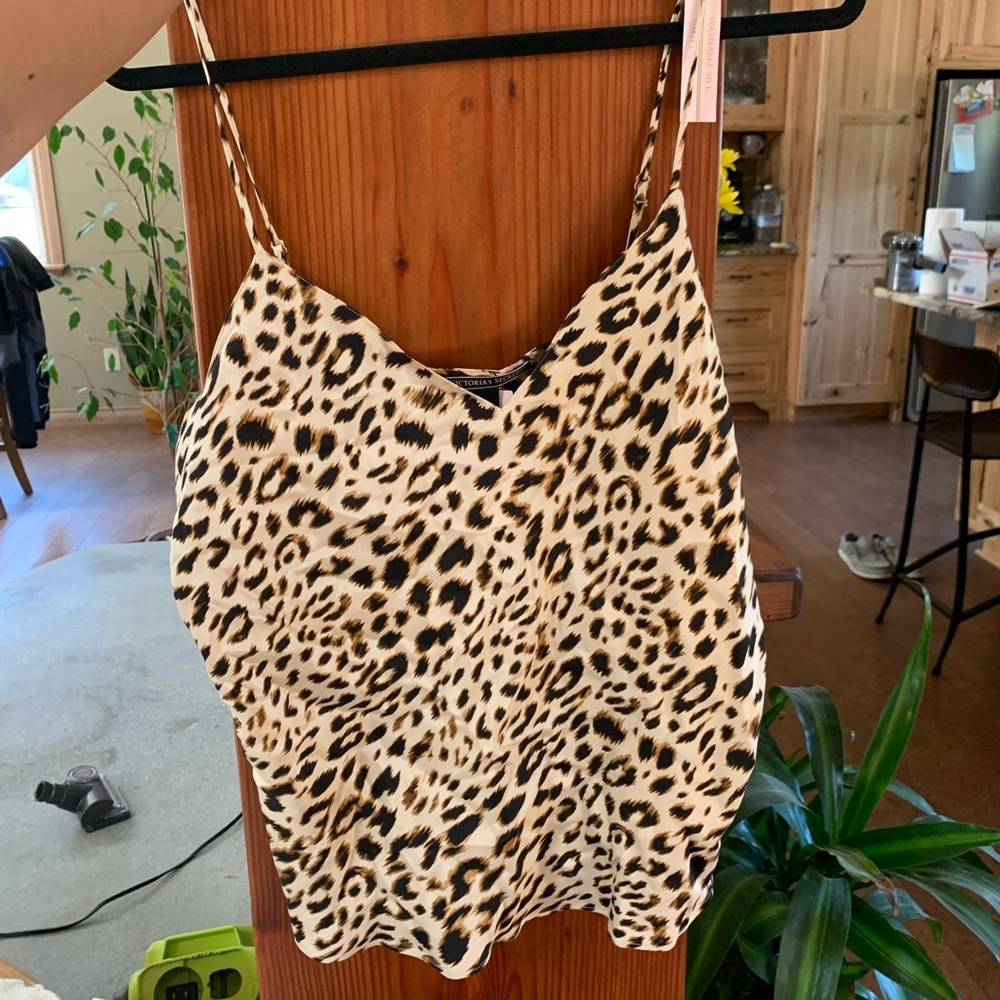 Victoria secret cheeta tank top